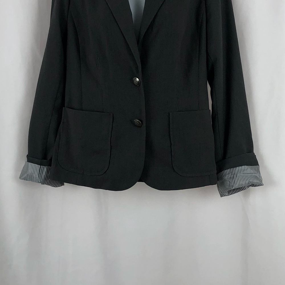 Gap Button Front Blazer Pockets 4 - image 4